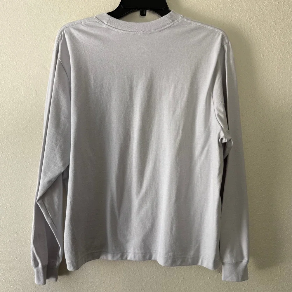 Nike Air Force Long Sleeve Boxy Tee Neutral Grey W12669 P036778-USAF-SMS